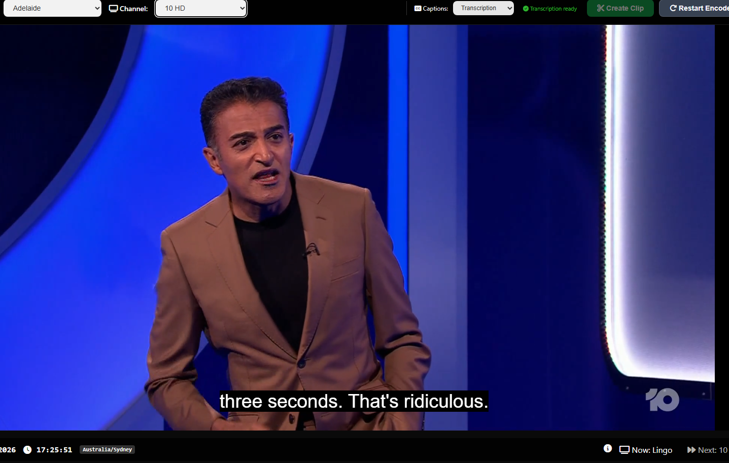 Multiview Pro StreamLog screenshot